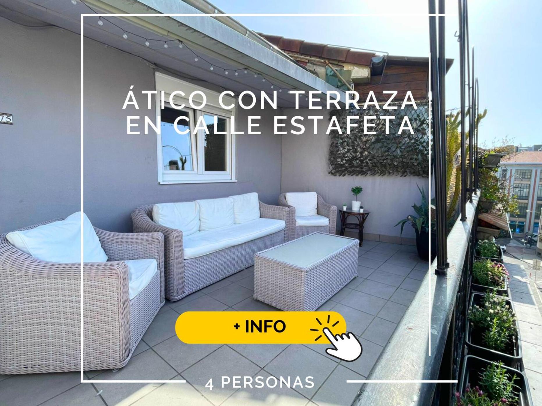 Top Apartment Atico Con Terraza Con Vistas Al Encierro San Fermin Pamplona Esterno foto
