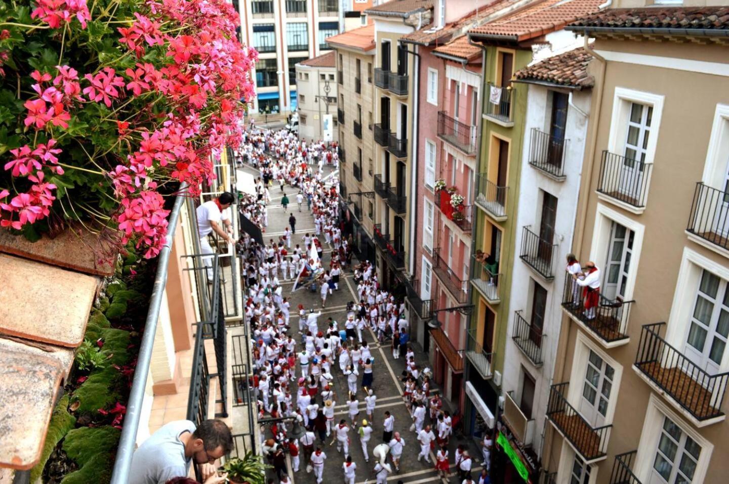 Top Apartment Atico Con Terraza Con Vistas Al Encierro San Fermin Pamplona Esterno foto